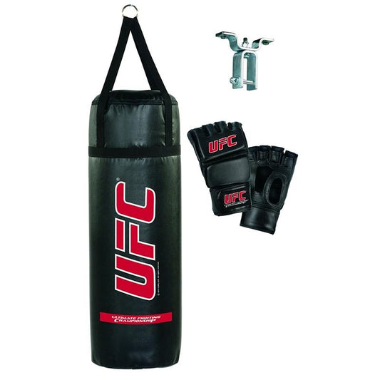 UFC 70lb 3 Piece Set Adult Punch Bag Black